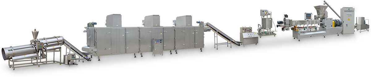 Linha de produção de salgadinhos de milho e coextrudados