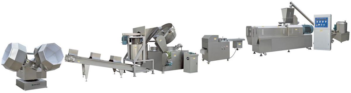 Linha de produção de bugles e chips crocantes