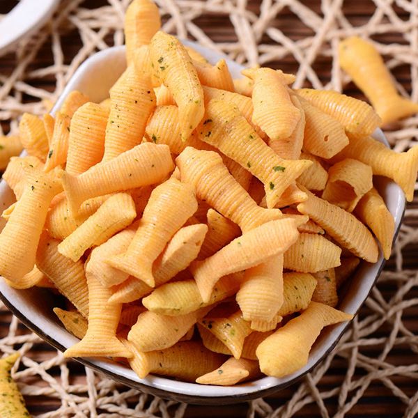 Linha de produção de bugles e chips crocantes