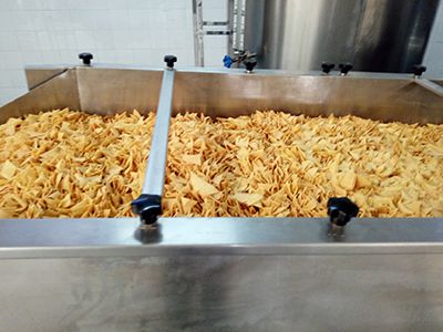 Linha de produção de tortilla chips de milho Doritos