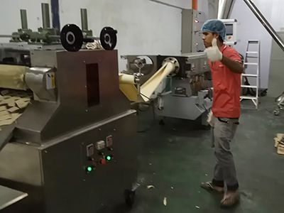 Linha de produção de tortilla chips de milho Doritos