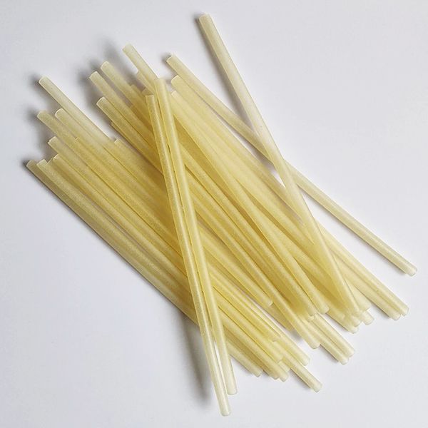 Linha de produção de canudos comestíveis