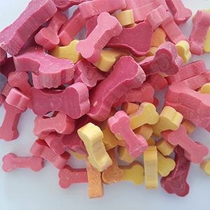 Linha de extrusão de mastigáveis para animais de estimação