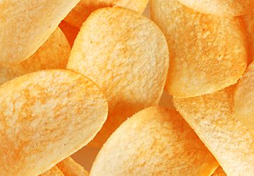 Linha de produção de batatas chips