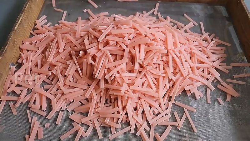 Linha de extrusão de mastigáveis para animais de estimação